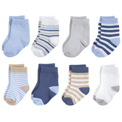 Touched By Nature 10766403_TanBlue_12-24 Male 8 pair(s)