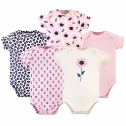 Touched By Nature 10166797_Blossoms_18-24, Bodysuit, Female, 18-24 M, Baby (0 - 2 years), Cotton, 5 pc(s)