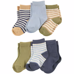 Touched By Nature 10768669_Boy_0-6, Baby (0 - 2 years), Male, 0-6 M, 6 pair(s)