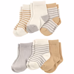 Touched By Nature 10768675_Neutral_0-6, Baby (0 - 2 years), Female, 0-6 M, 6 pair(s)