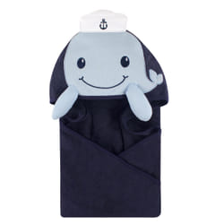 Little Treasure 10371002_SailorWhale baby towel Cotton