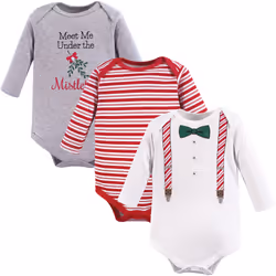 Little Treasure 11171607_Suspenders_0-3, Bodysuit, Male, Short sleeve, 0-3 M, Baby (0 - 2 years), 3 pc(s)