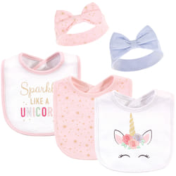 Little Treasure 10475527_Unicorn Dribble/bandana bib