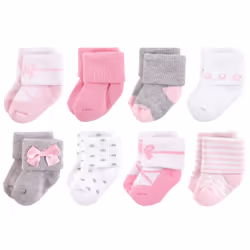 Little Treasure 10776214_Ballerina_0-6, Baby (0 - 2 years), Female, 0-6 M, 8 pair(s)