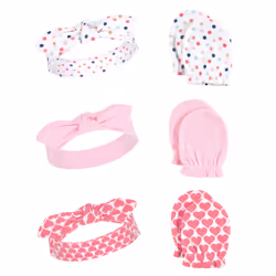 Little Treasure 10176506_Confetti, Gloves, Hat, Female, Child, 6 pc(s)