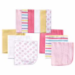 Luvable Friends 201005905_Pink, Cotton, Girl, 12 pc(s)
