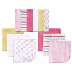 Luvable Friends 201005905_Pink baby towel Cotton 12 pc(s)
