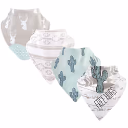 Yoga Sprout 10593001_FreeHugs, Dribble/bandana bib, Male, Baby (0 - 2 years), 4 pc(s)