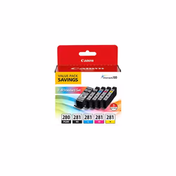 Canon PGI-280/CLI-281, Black, Cyan, Magenta, Matte black, Yellow, Pigment-based ink, Dye-based ink, 5 pc(s), Multi pack
