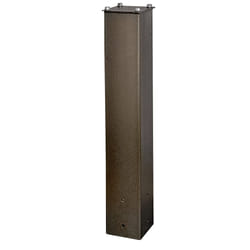 Mail Boss 7129 Surface Mount  Bronze 27"""" Steel Mailbox Post for Sidewalk  or Concrete Roadside