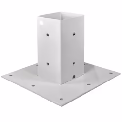 Mail Boss 7151 Surface Mount Base Plate Alpine White