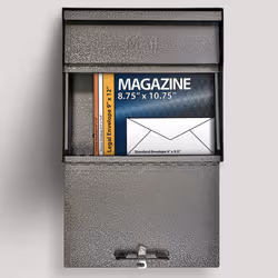 Mail Boss 7164 Metro  Bronze High Capacity Wall Mounted Locking Security Mailbox