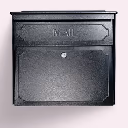 Mail Boss 7172 Townhouse Locking Security Wall Mount Mailbox  Black  Pack of 1