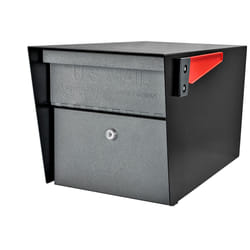 Mail Boss 7521 Mail Manager Locking Mailbox  Large  Black & Granite