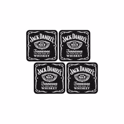 Jack Daniels 35109 Jack Daniels Rubber Mat Coaster Set