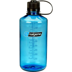 Nalgene Sustain Tritan BPA-Free Water Bottle Made with Material Derived from 50% Plastic Waste  16 OZ  Narrow Mouth  Slate Blue