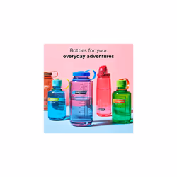 Sustain Tritan BPA-Free Water Bottle Made with Material Derived from 50% Plastic Waste, 32 OZ, Narrow Mouth, Amethyst