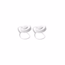 Nalgene 32oz Wide Mouth Water Bottle Cap Replacement White Loop Top Lid 2-Pack