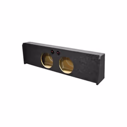 12 in. Dodge Downfire Unloaded Speaker Box Enclosure for Ford, Black