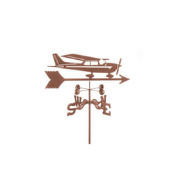 Cessna Airplane Weathervane with Garden Mount