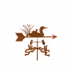 Loon Bird Weathervane with Roof Mount