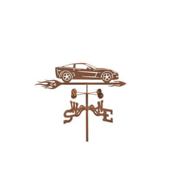 Corvette C6 Car Weathervane with Roof Mount