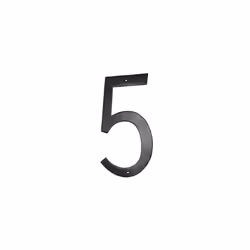 8 In. Standard Modern Font Individual House Number 5