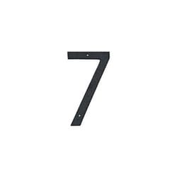 10 In. Textured Modern Font Individual House Number 7