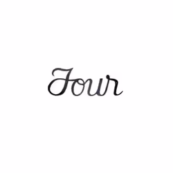 Small Script Modern House Number Four
