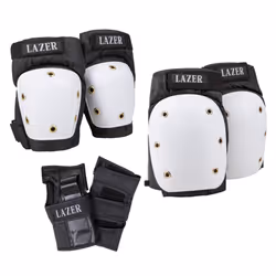 LAZER 3-in-1 Professional Pad Set in A Net Carry Bag Small