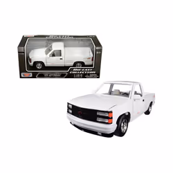 1992 Chevrolet 454 SS Pickup Truck White 1/24 Diecast Model Car by Motormax