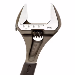 Bahco 9033 R US Ergo X-Wide Adjustable Wrench, 10-Inch, Black
