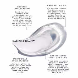 Cosmetic Glitter Glue // The Original Peel Off Formula ? KARIZMA Beauty ? Face Chunky Glitter Glue Adhesive Body Cosmetic Makeup Glitter Primer