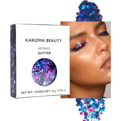 KARIZMA Mermaid Glitter 10g Chunky Face Glitter  Hair Glitter  Eye Glitter and Body Glitter for Women Rave Glitter  Festival A