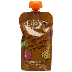 Ella's Kitchen Stage 1 From 4 Months Organic Butternut Squash, Carrot, Apple and Prune 120 g (Pack of 7)