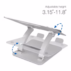 Siig CE-MT2C12-S1 laptop stand Silver 43.2 cm (17")