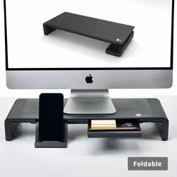 Siig CE-MT2P12-S1 monitor mount / stand 52.1 cm (20.5") Desk Black