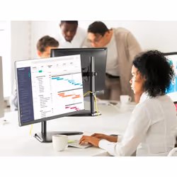 Siig CE-MT3B11-S1 monitor mount / stand 81.3 cm (32") Desk Black