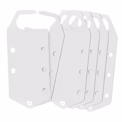 Brady 225196, Lockout hasp, Silver, Aluminium, Mechanical risk, 5 pc(s), 76.2 mm
