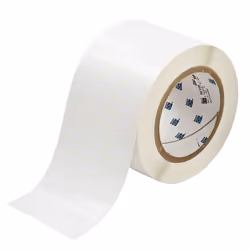 Brady THT-2-473-10, White, Self-adhesive printer label, Die-cut label, Polyester, Thermal transfer, Acrylic