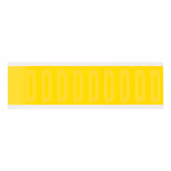 Brady 3440-BLNK, Yellow, Rectangle, Permanent, Black on yellow, Nylon, Matte