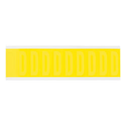 Brady 3440-BLNK self-adhesive label Rectangle Permanent Yellow 250 pc(s)