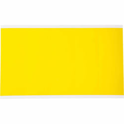Brady 3460-BLNK self-adhesive label Rectangle Permanent Yellow 125 pc(s)
