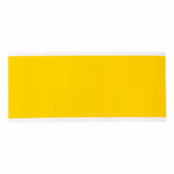 Brady 3450-BLNK, Yellow, Rectangle, Permanent, Black on yellow, Nylon, Matte