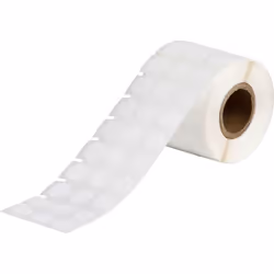 Brady THT-144-499-1.5-SC, White, Self-adhesive printer label, Die-cut label, Nylon, Thermal transfer, Acrylic