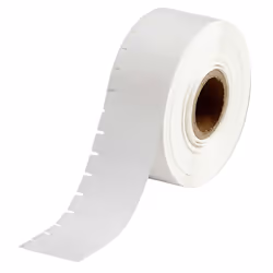 Brady THT-122-461-1.5-SC, White, Self-adhesive printer label, Die-cut label, Polyester, Thermal transfer, Acrylic