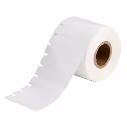 Brady THT-123-461-1.5-SC, Transparent, White, Self-adhesive printer label, Die-cut label, Polyester, Thermal transfer, Acryli ...