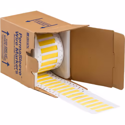 Brady HX-250-150-YL-S, Yellow, Polyolefin, 500 pc(s), Thermal transfer, UV resistant, -40 - 120 °C