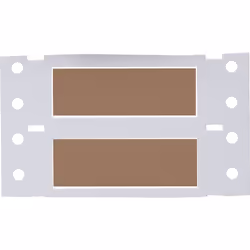 Brady 3PS-500-2-BR-S cable marker Brown Polyolefin