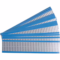 Brady AF-9-PK, Blue, Rectangle, Permanent, Black on silver, Aluminium, Matte